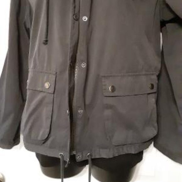 Chico’s Charcoal Grey Lightweight Stadium Coat - Picture 5 of 10